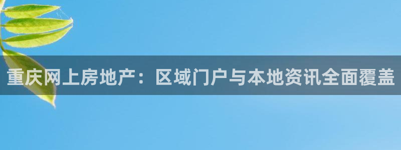 风暴娱乐 风暴注册平台：重庆网上房地产：区域门户与本地资讯全