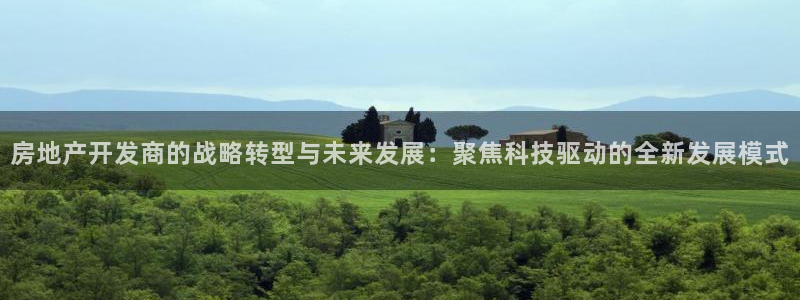 风暴娱乐月5指尖：房地产开发商的战略转型与未来发展：聚焦科技