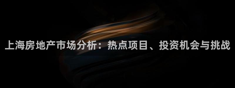 风暴娱乐代理登录：上海房地产市场分析：热点项目、投资机会与挑