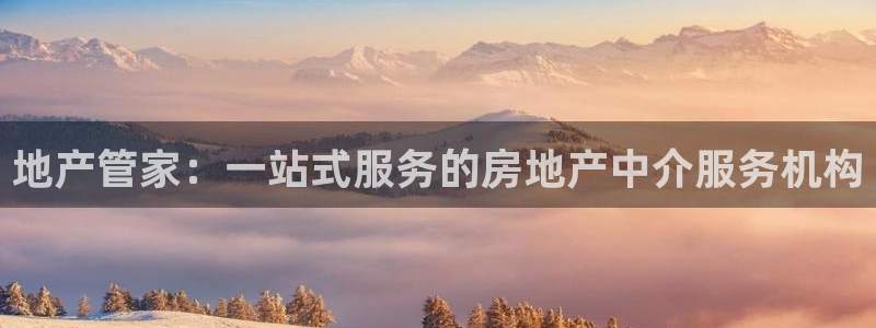 风暴娱乐拉菲8：地产管家：一站式服务的房地产中介服务机构