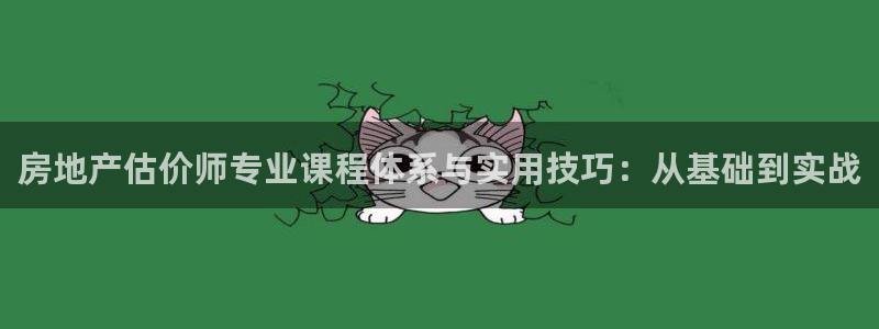 风暴娱乐平台官网登陆：房地产估价师专业课程体系与实用技巧：从