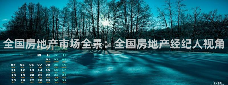 风暴娱乐汇：全国房地产市场全景：全国房地产经纪人视角