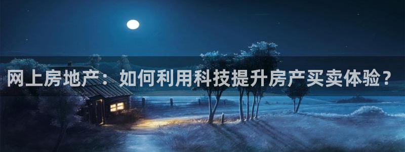 光风暴娱乐：网上房地产：如何利用科技提升房产买卖体验？