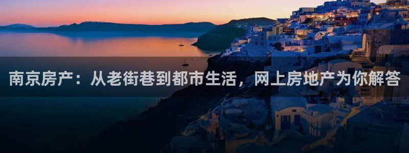 风暴娱乐测速：南京房产：从老街巷到都市生活，网上房地产为你解