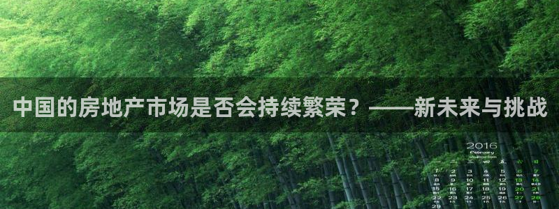 风暴娱乐登录网址：中国的房地产市场是否会持续繁荣？——新未来