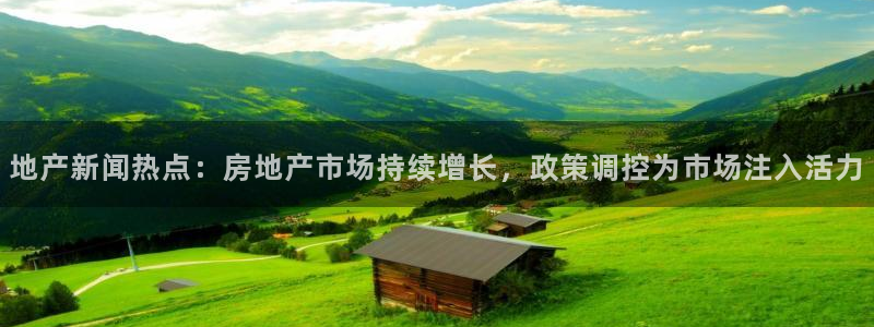 风暴娱乐主管是谁：地产新闻热点：房地产市场持续增长，政策调控