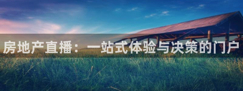 风暴大厅娱乐：房地产直播：一站式体验与决策的门户