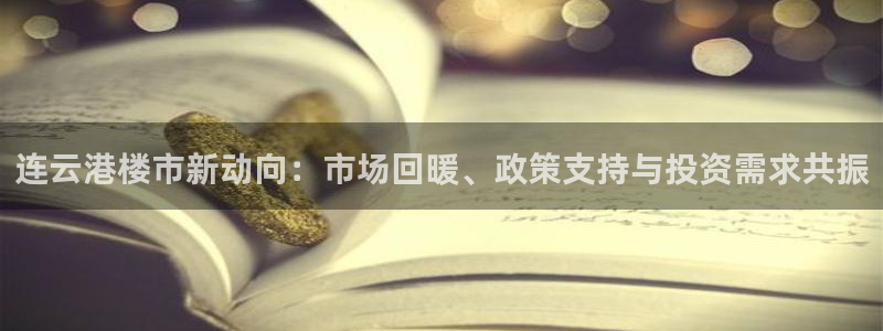 风暴娱乐老板：连云港楼市新动向：市场回暖、政策支持与投资需求
