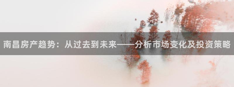 风暴娱乐注册网址：南昌房产趋势：从过去到未来——分析市场变化