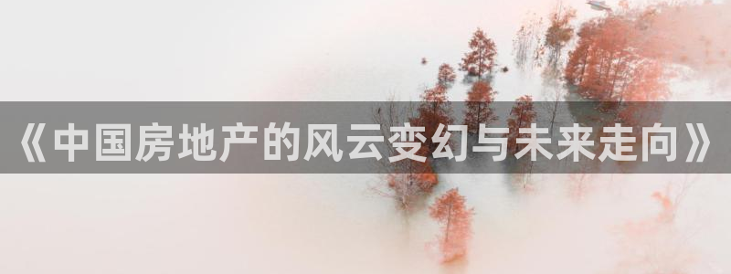 风暴娱乐官方网站：《中国房地产的风云变幻与未来走向》