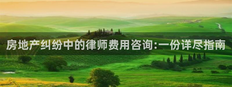 风暴娱乐实况：房地产纠纷中的律师费用咨询:一份详尽指南