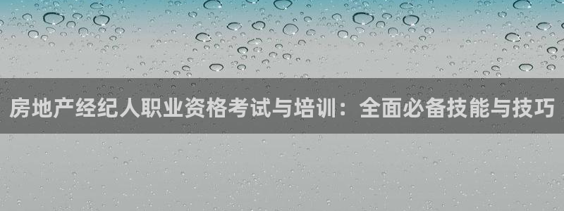 风暴娱乐左5指尖：房地产经纪人职业资格考试与培训：全面必备技