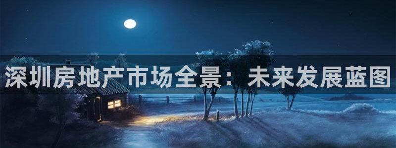 风暴娱乐部：深圳房地产市场全景：未来发展蓝图