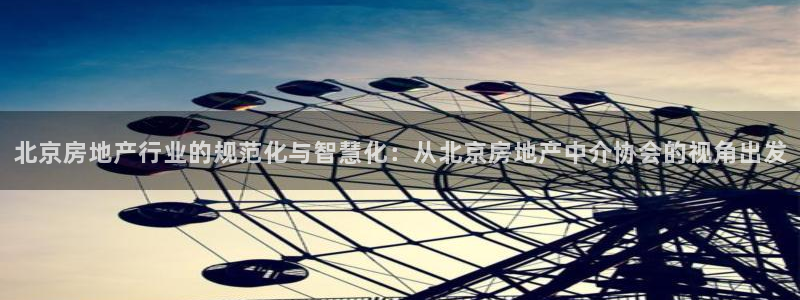风暴娱乐右5指尖：北京房地产行业的规范化与智慧化：从北京房地