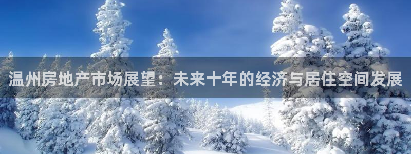 风暴娱乐主页：温州房地产市场展望：未来十年的经济与居住空间发